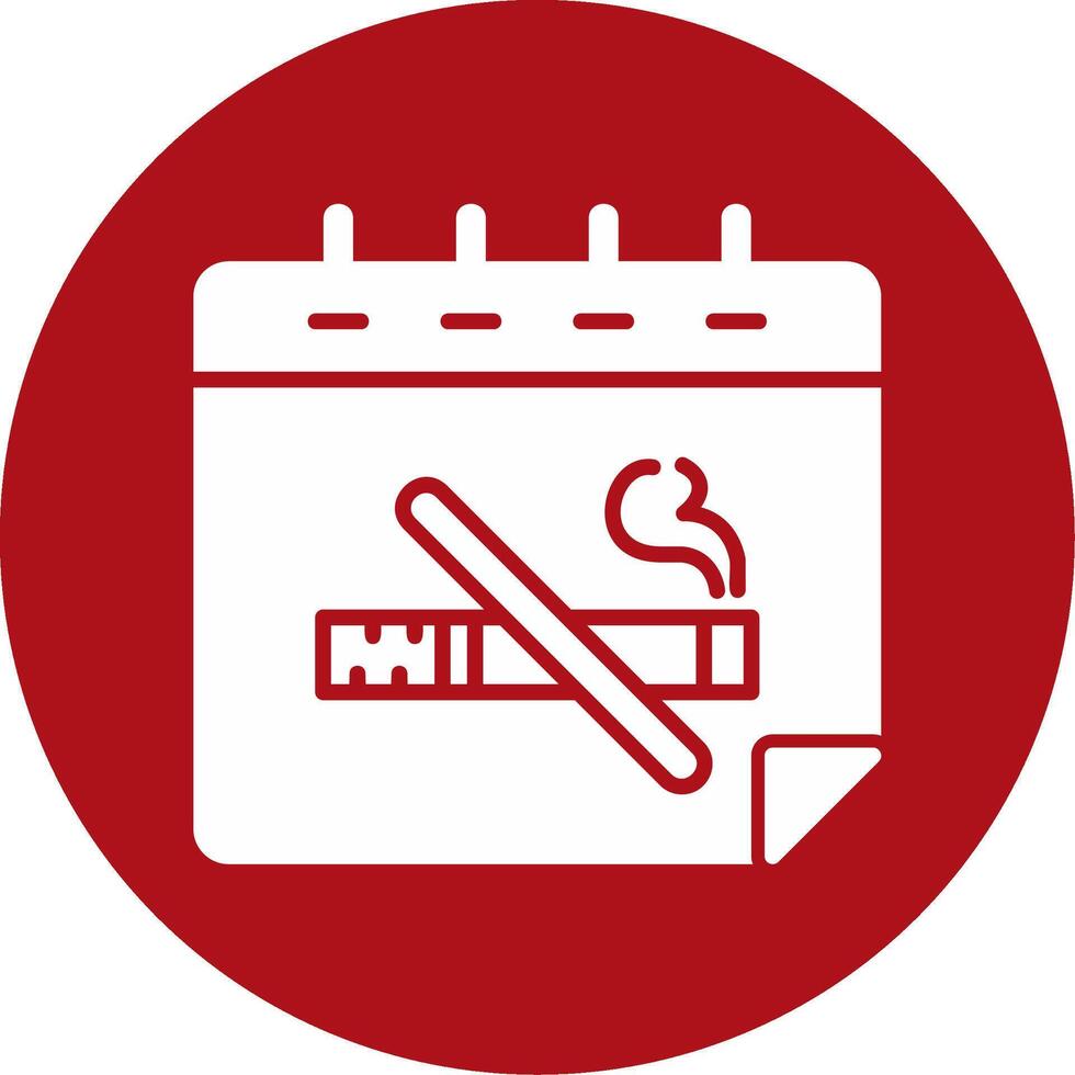 No Tobacco Day Vector Icon