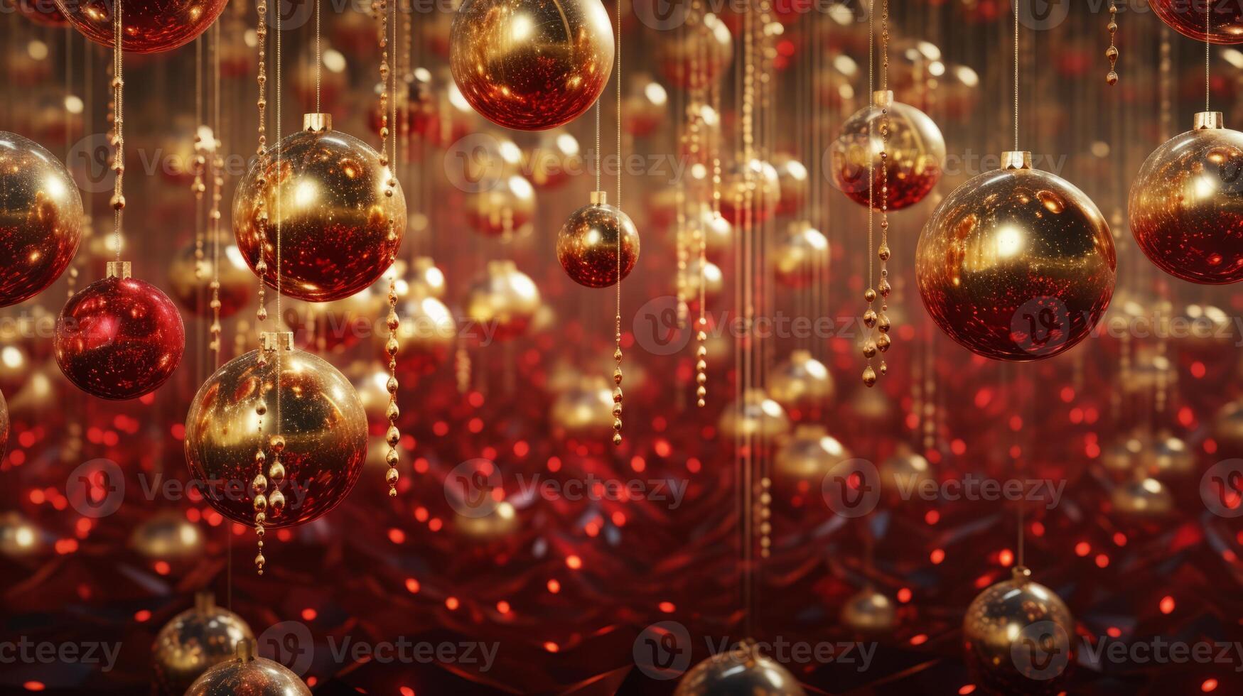 AI generated Magic of christmas through enchanting ornament photo