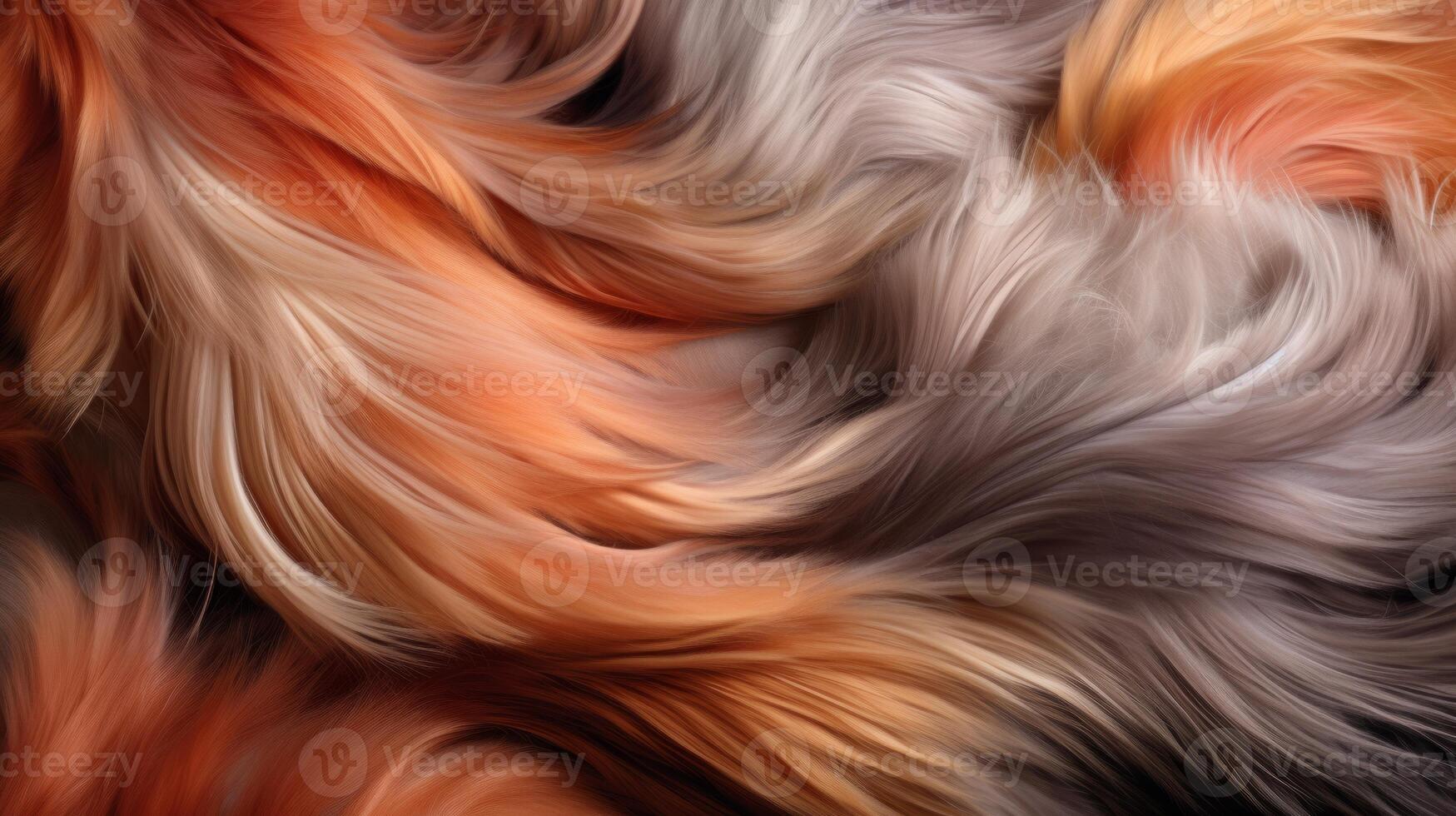 AI generated Mesmerizing abstract fur with a touch of elegance photo