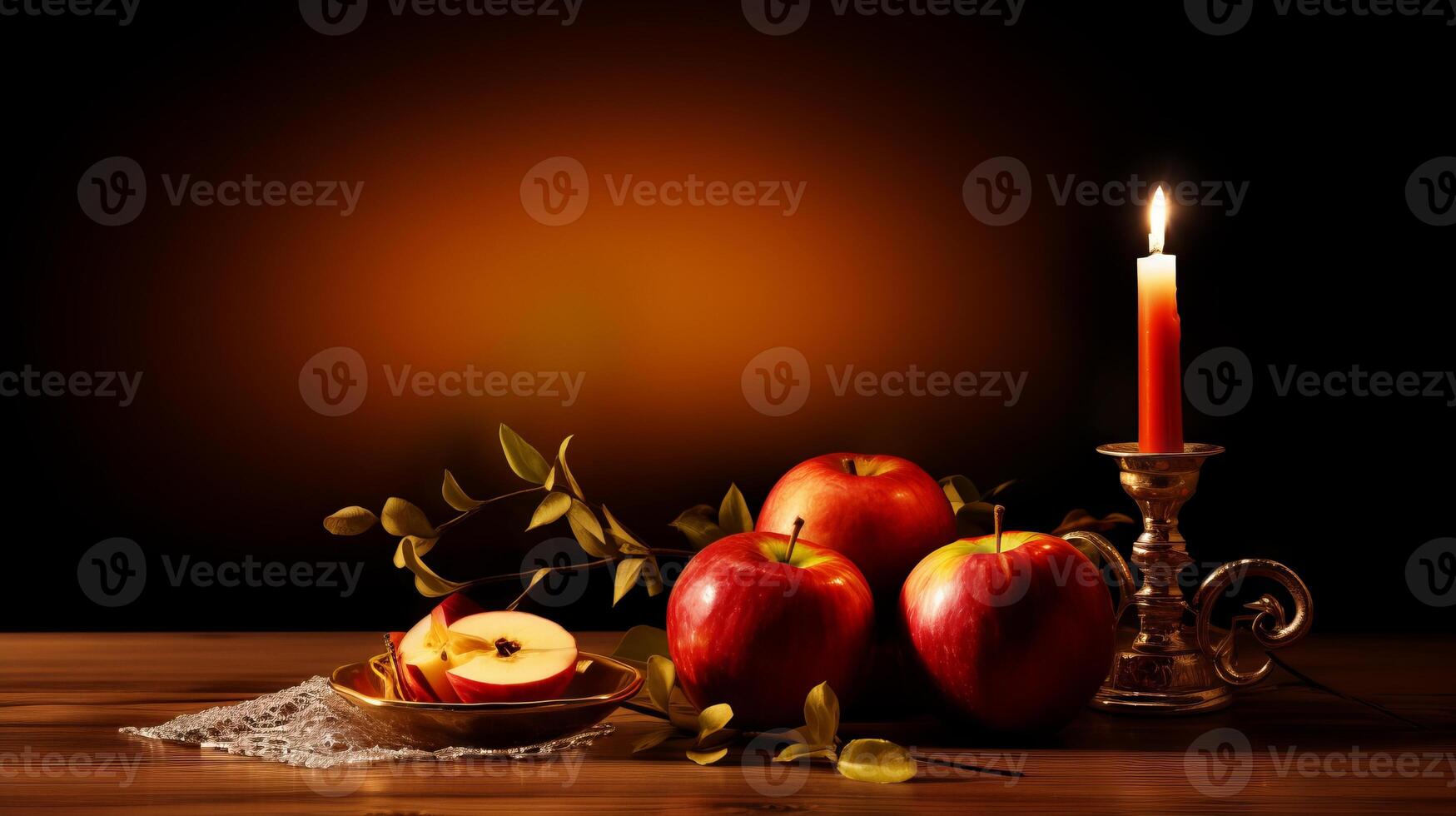 AI generated Shana tova blessings being recited with hope photo
