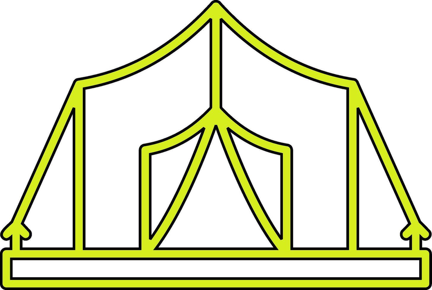 Tent Vector Icon