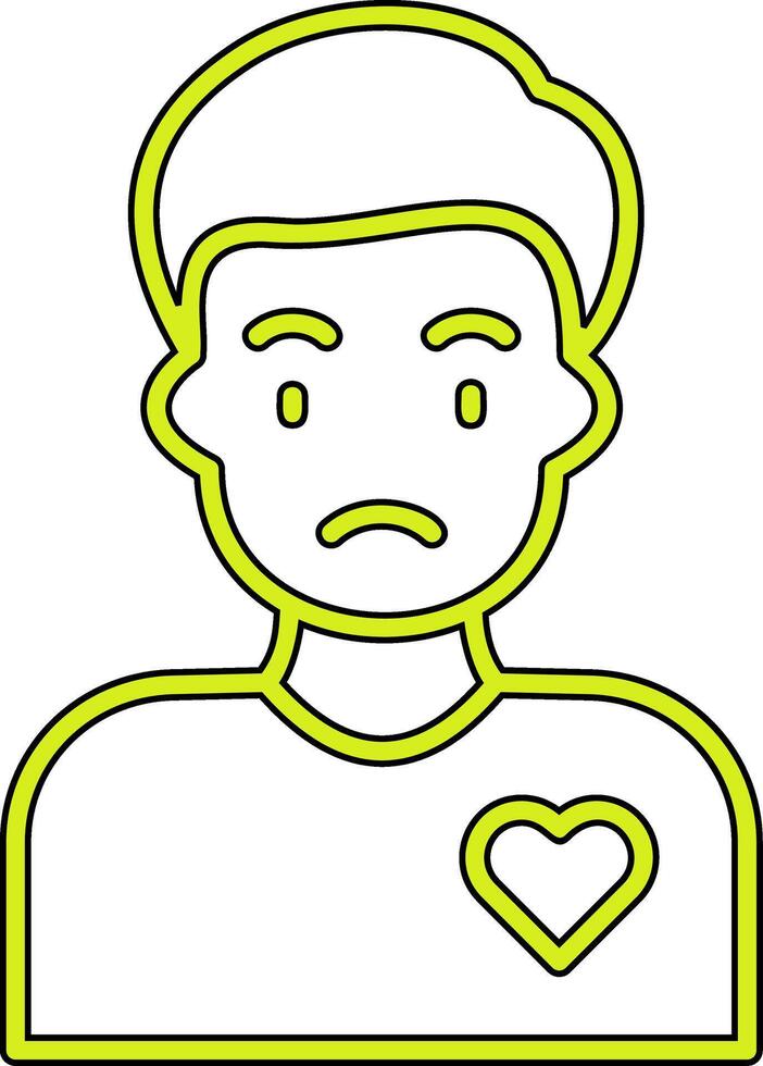 Volunteer Man Vector Icon