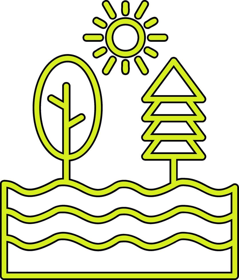 River Vector Icon
