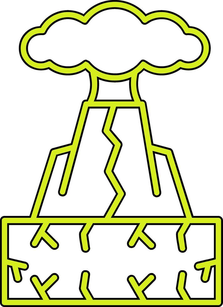 Volcano Vector Icon