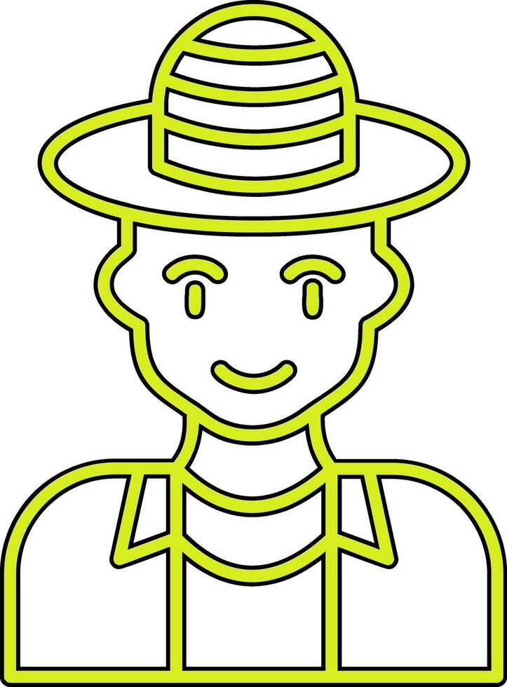 Tourist man Vector Icon