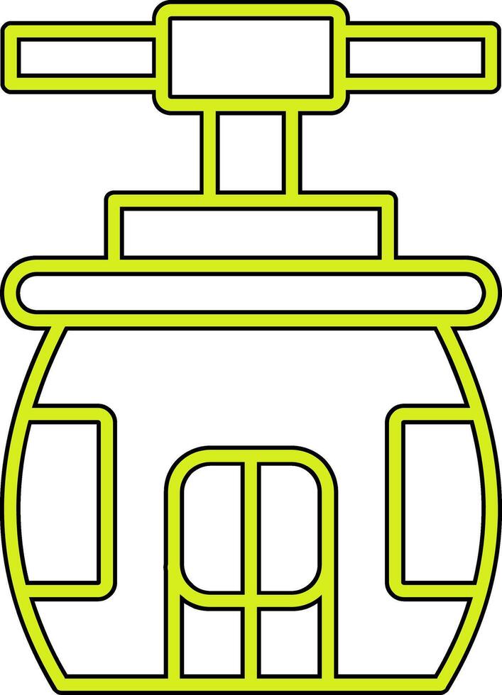 Cableway Vector Icon
