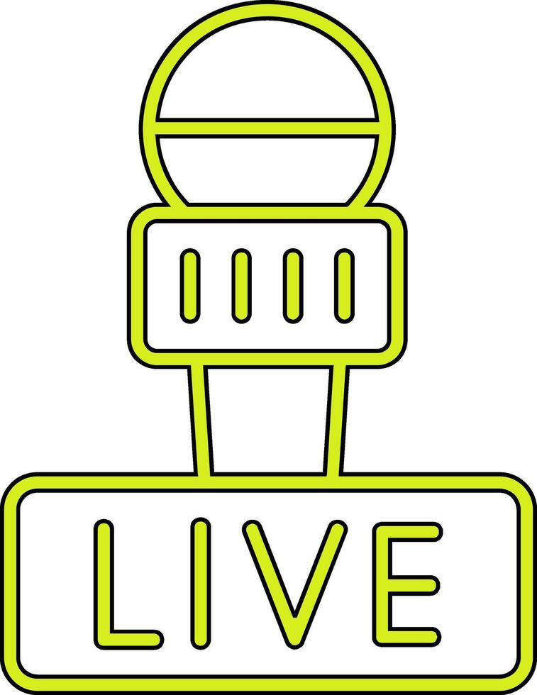 Live Vector Icon