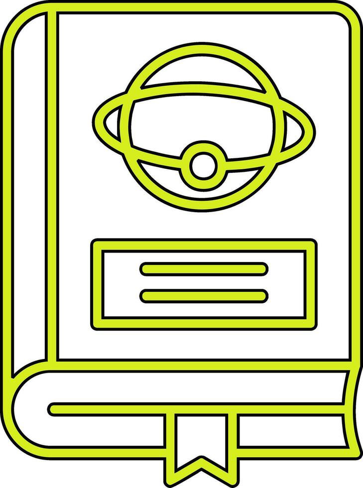 Astronomy Book Vector Icon