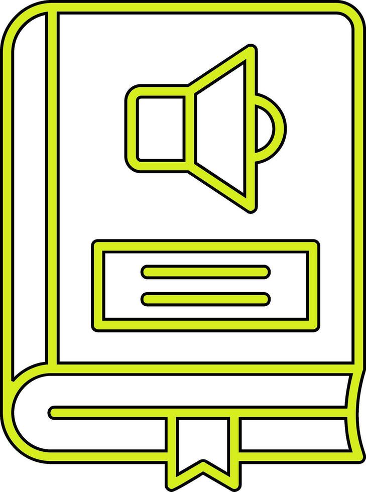 Audio Book Vector Icon