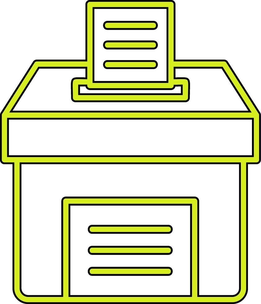 Voting Box Vector Icon