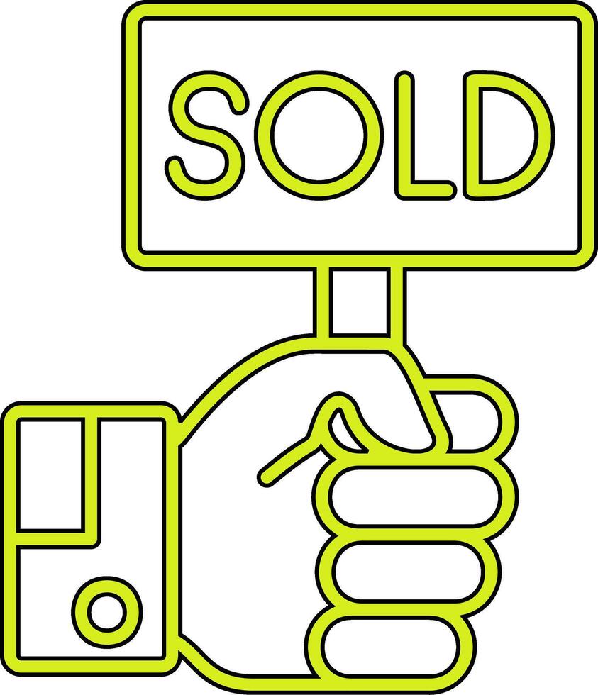 Sold Vector Icon