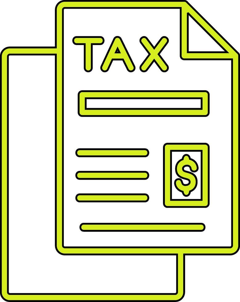 Tax Vector Icon