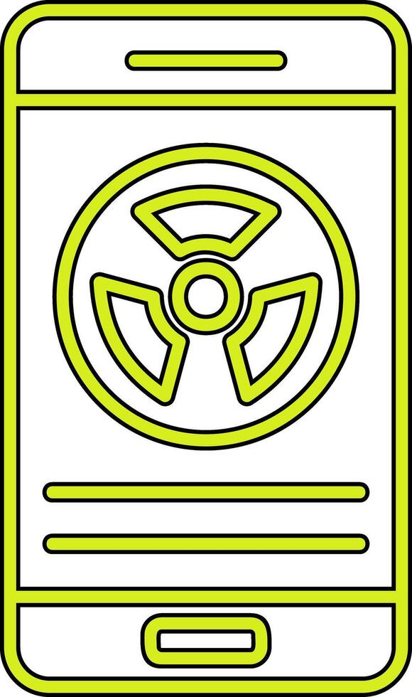 Rdiation Vector Icon