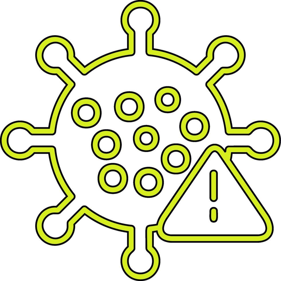 icono de vector de virus