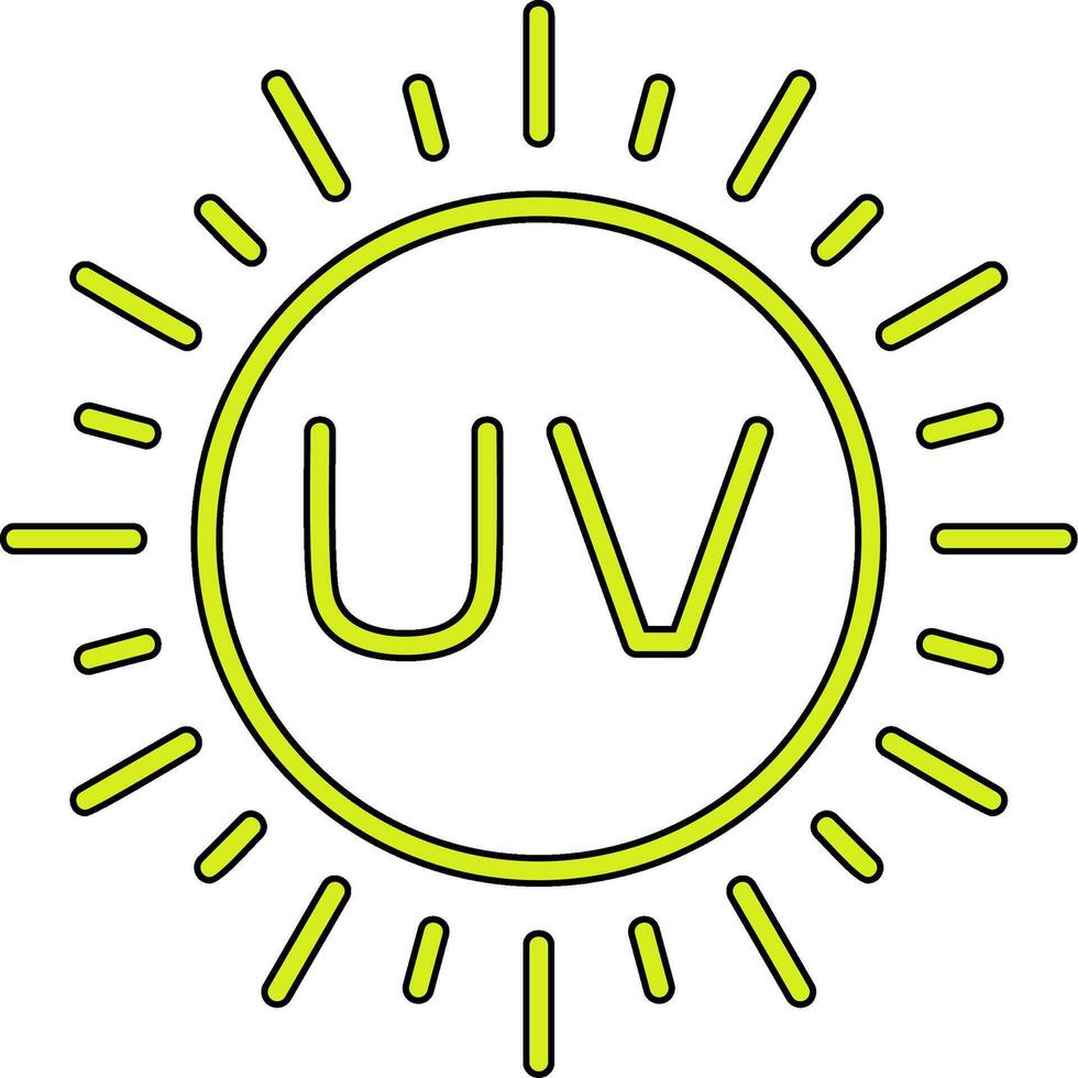 Ultravoilet Vector Icon