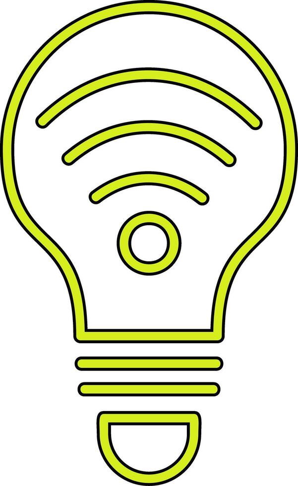 Smart Bulb Vector Icon