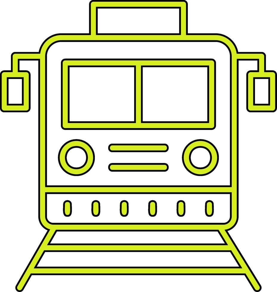 icono de vector de tren