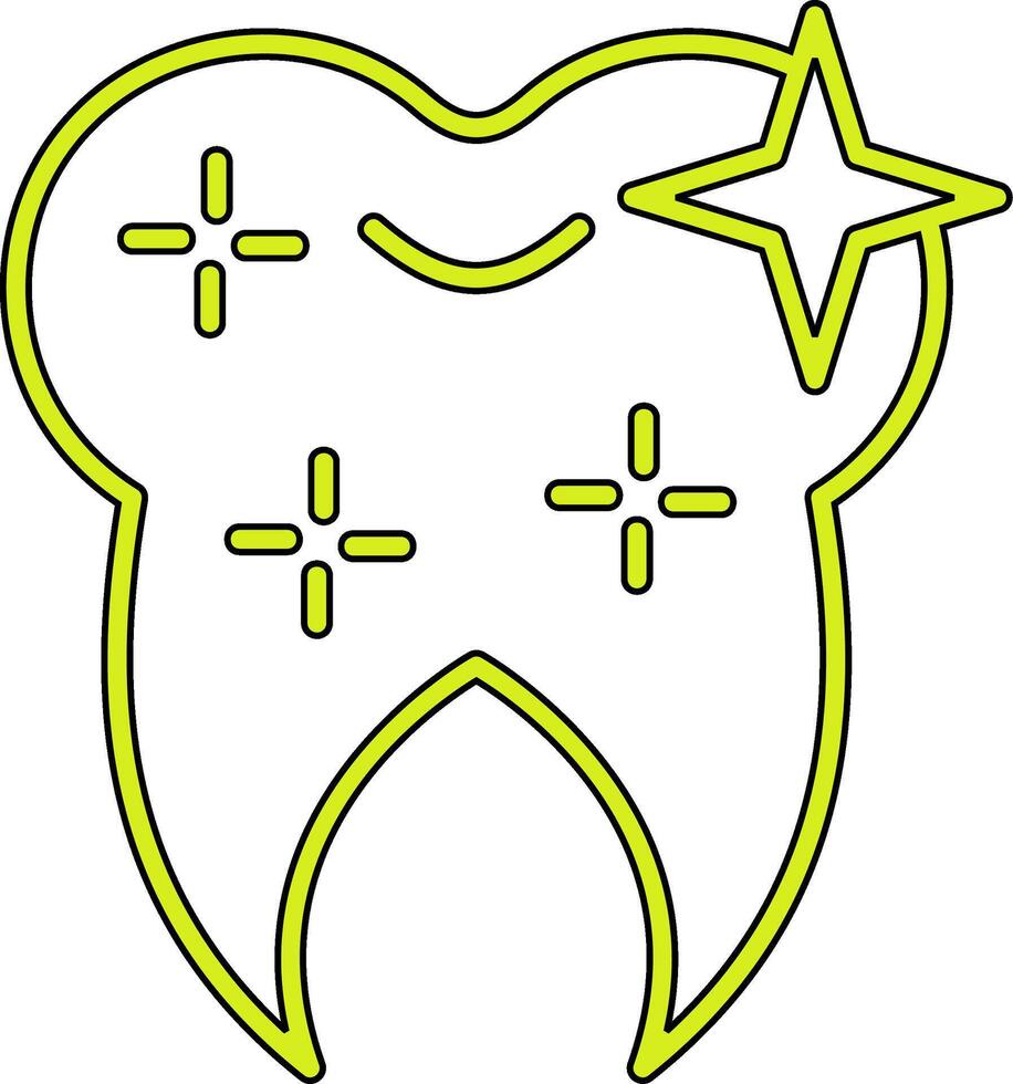 Healthy Clean Tooth Vector Icon