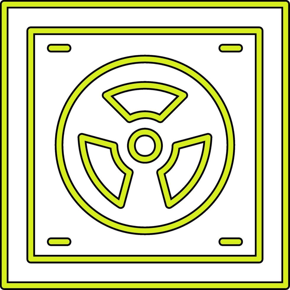 Radioactive Vector Icon