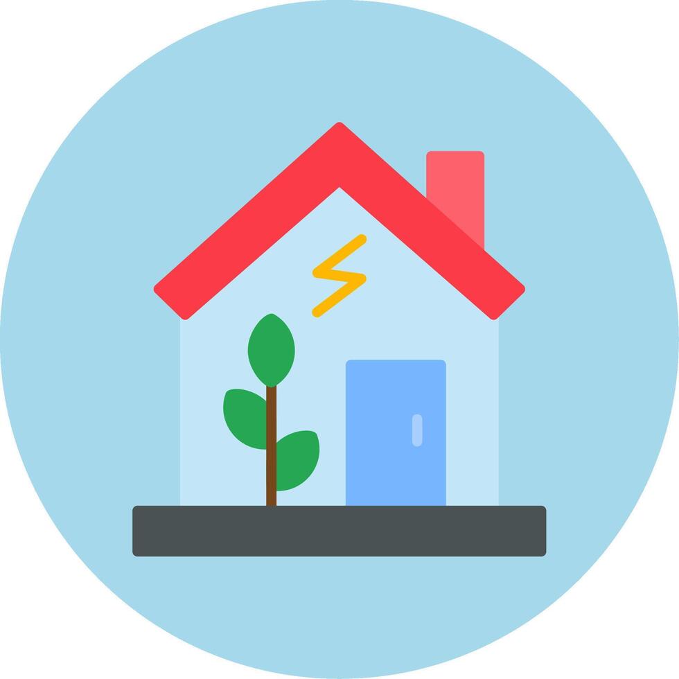 Green House Vector Icon