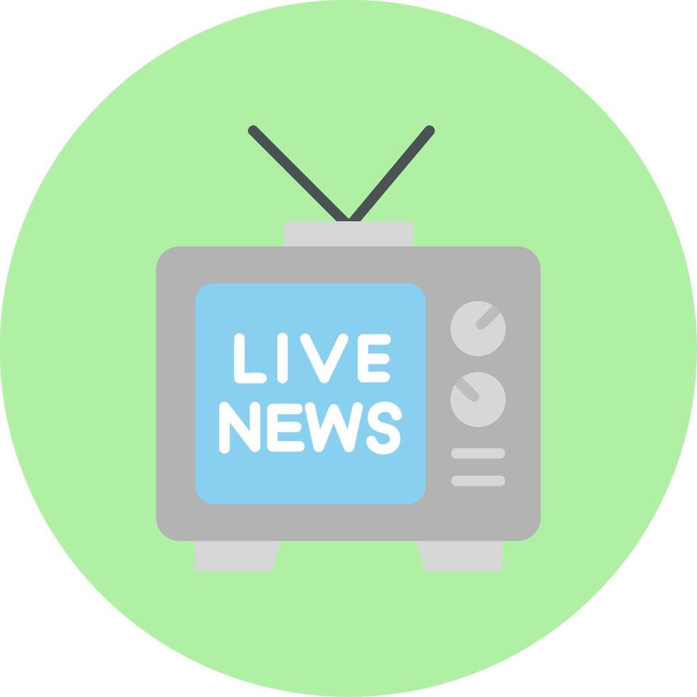 Live News Vector Icon