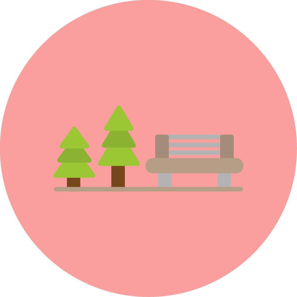 Rest Area Vector Icon