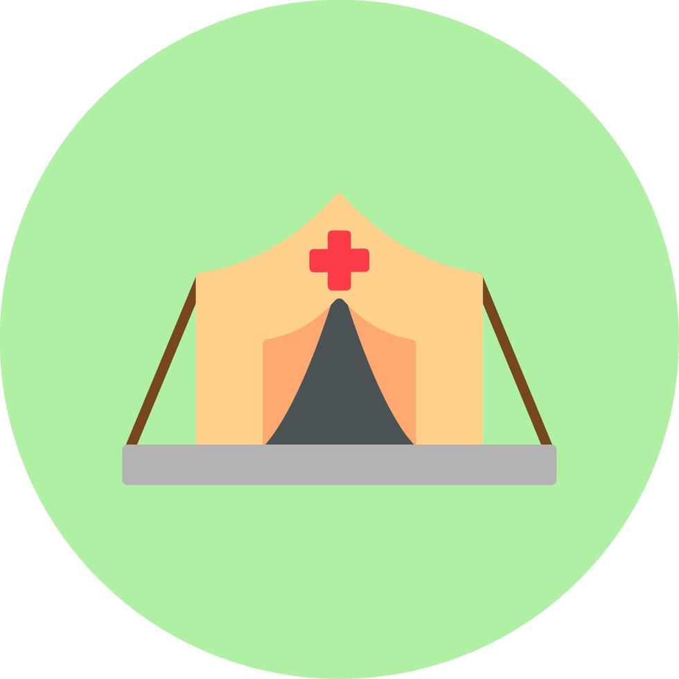 Refugee Camp Vector Icon