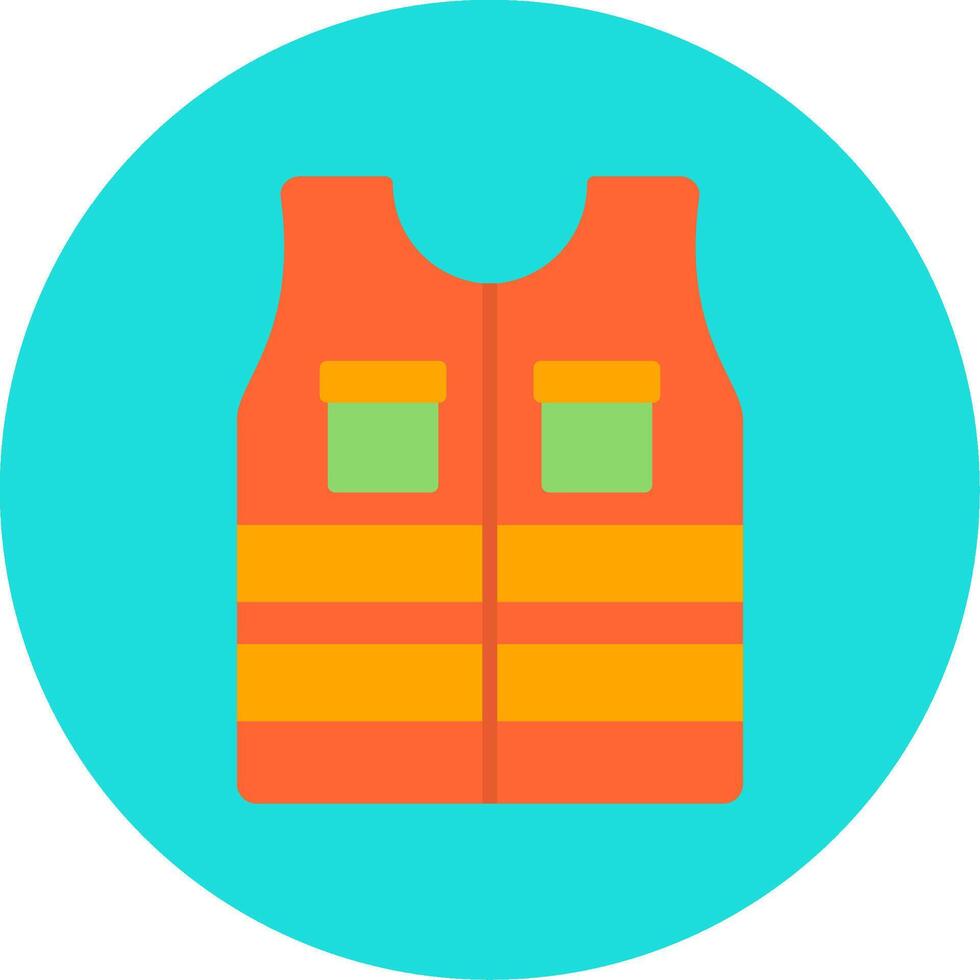 Safety Jacket Vector Icon