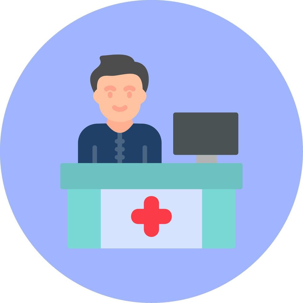 Receptionist Vector Icon