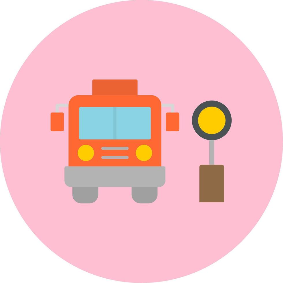 Bus Stop Vector Icon