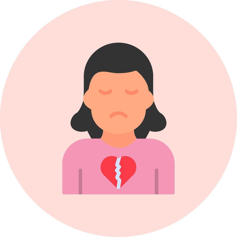 Broken Heart Vector Icon