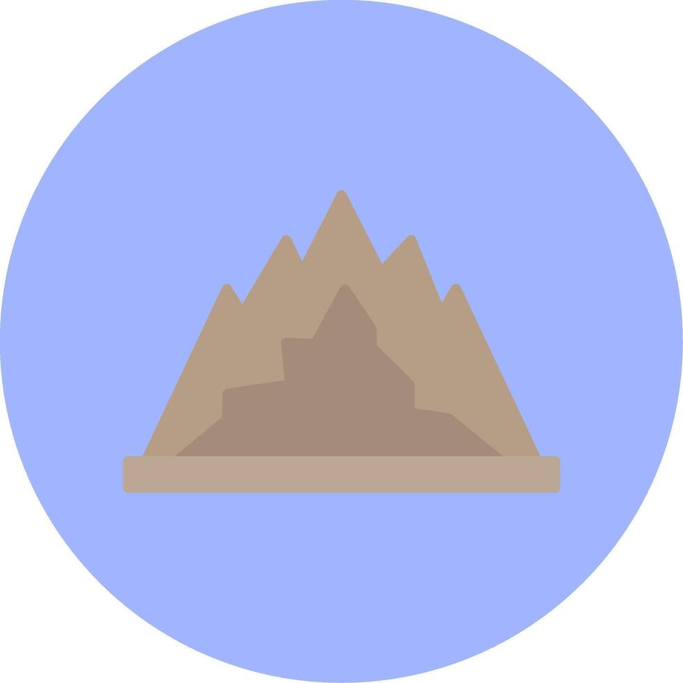 icono de vector de montaña