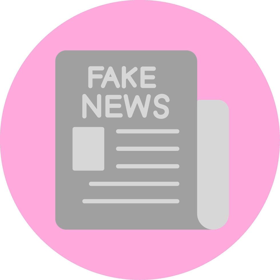 Fake News Vector Icon