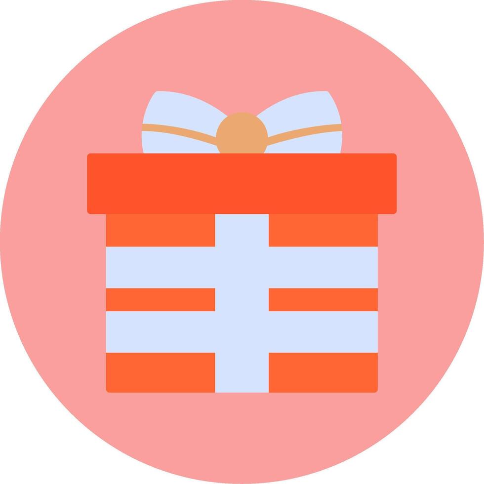 icono de vector de caja de regalo