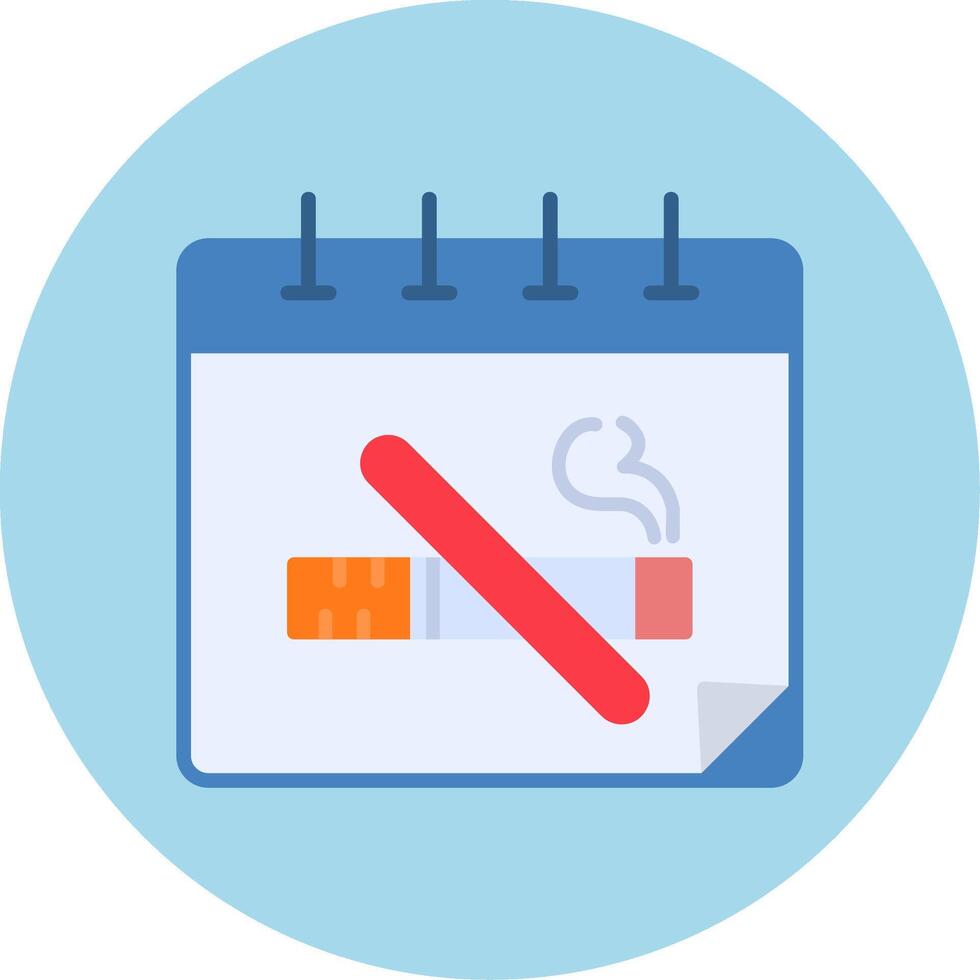 No Tobacco Day Vector Icon