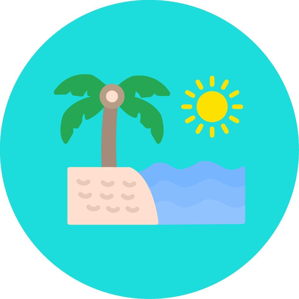 Beach Vector Icon