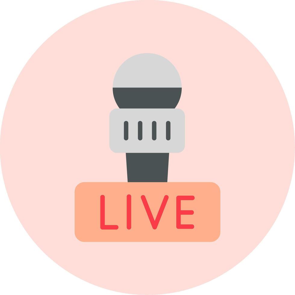 Live Vector Icon