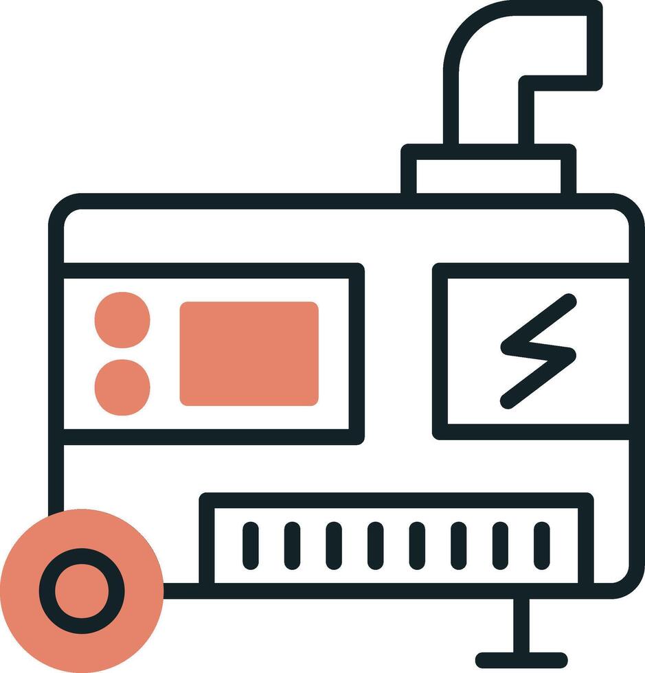 Electric Generator Vector Icon
