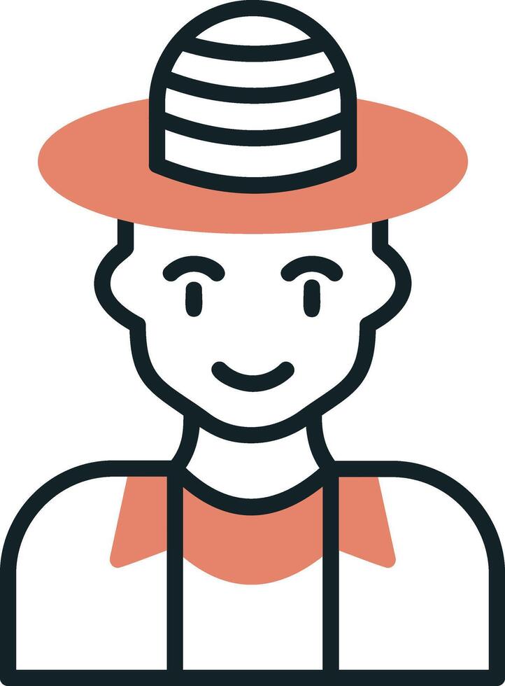 Tourist man Vector Icon