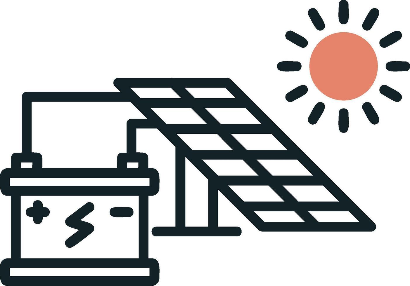 Solar Energy Vector Icon