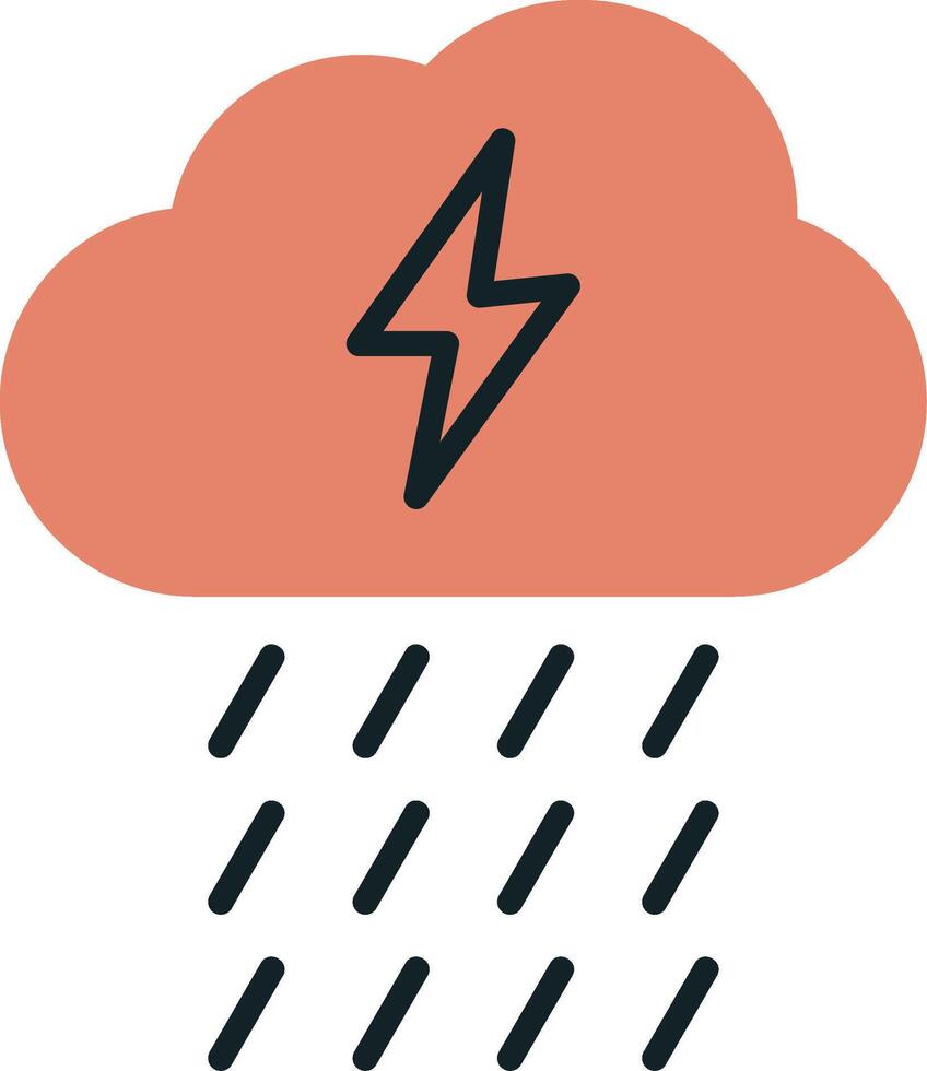 Rain Vector Icon