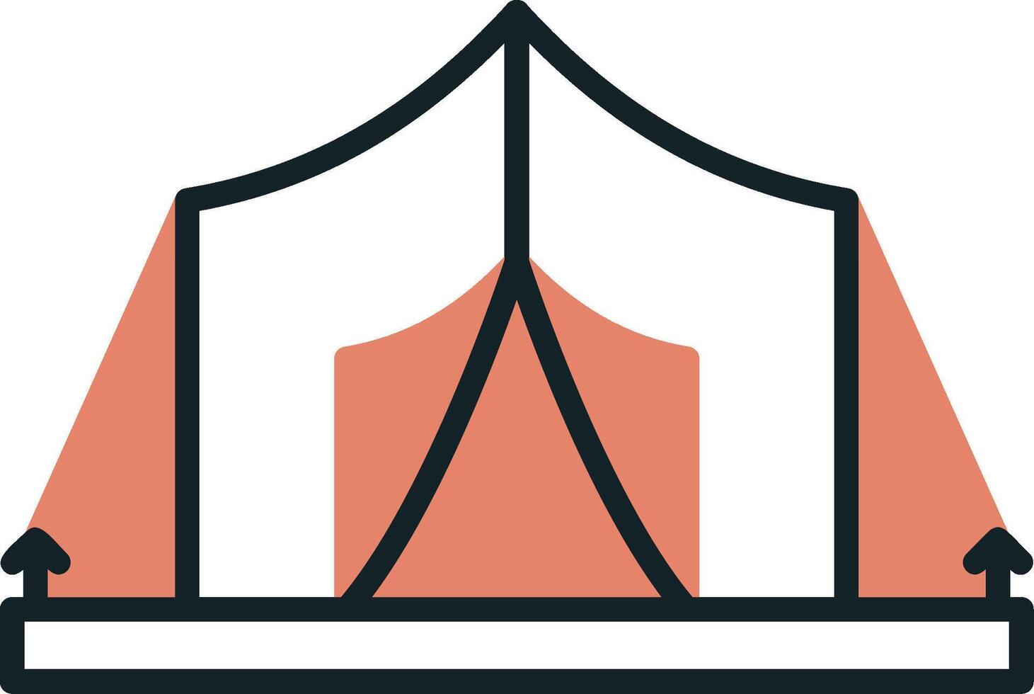 Tent Vector Icon