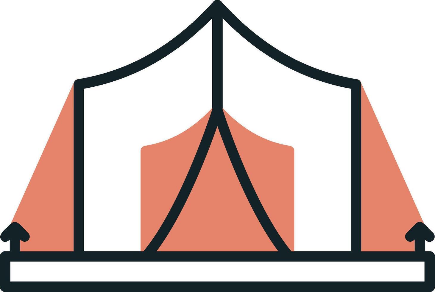 Tent Vector Icon