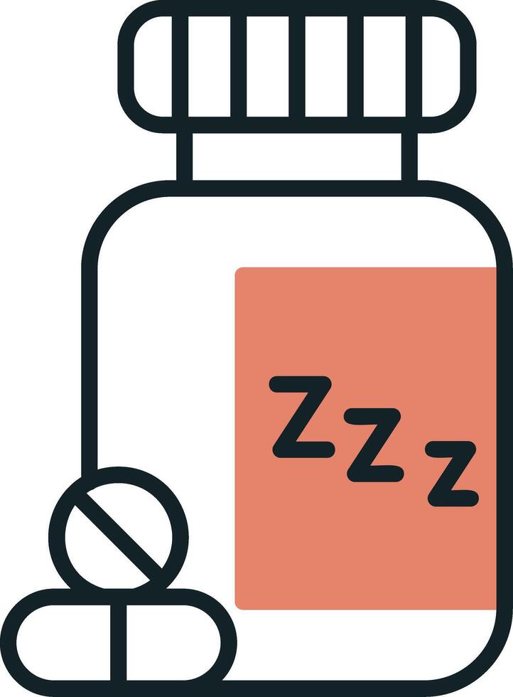 Sleeping Pills Vector Icon