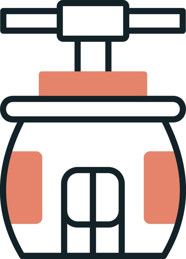 Cableway Vector Icon