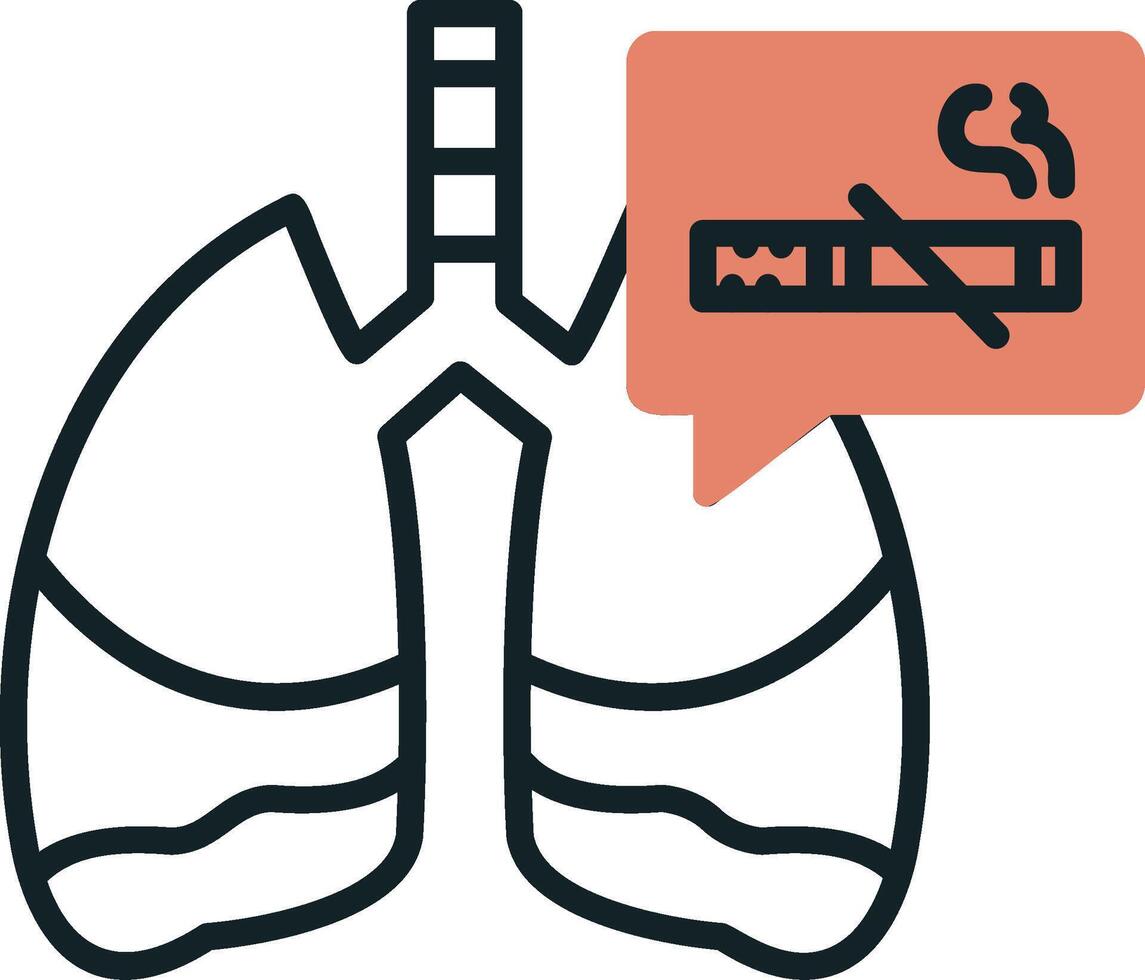 Lungs Vector Icon