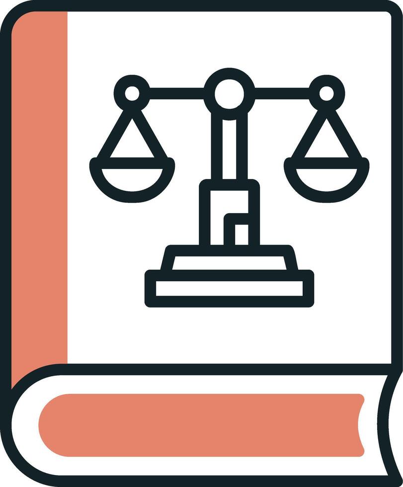 Justice Book Vector Icon