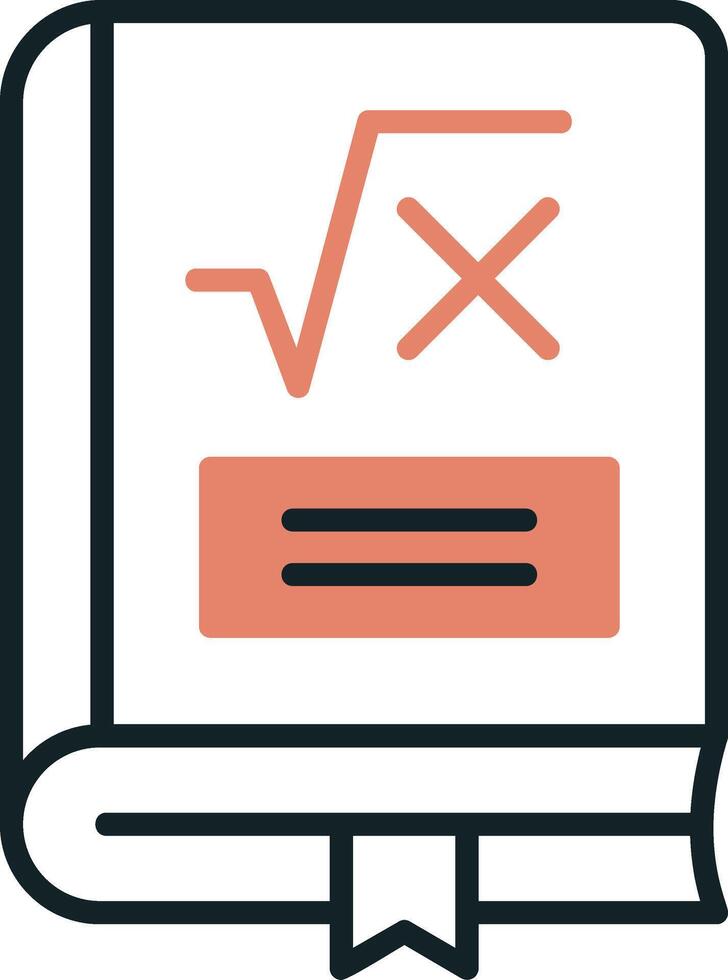 Maths Book Vector Icon