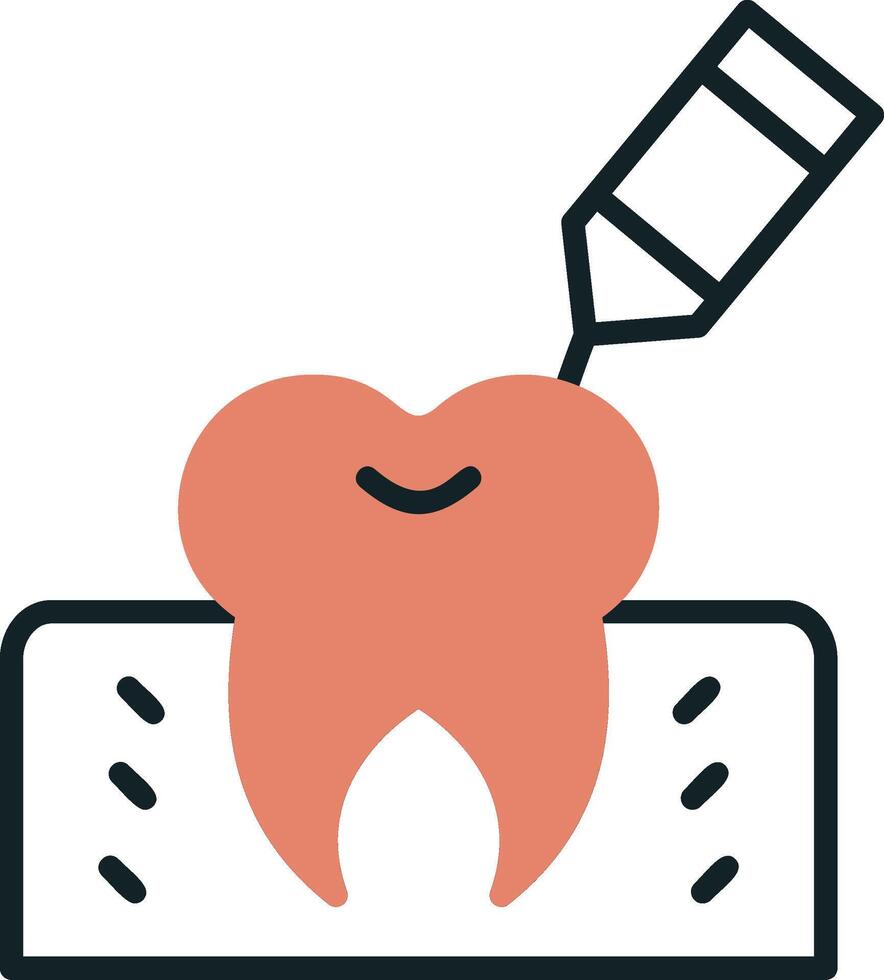 Root Canal Vector Icon