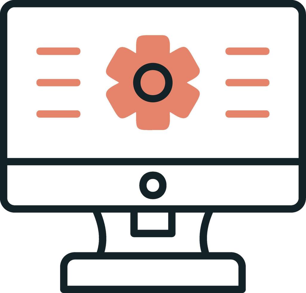 Monitor Vector Icon